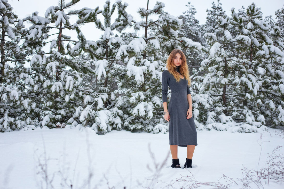 Here’s How to Style a Midi Dress in Winter to Stay Hot And Stylish