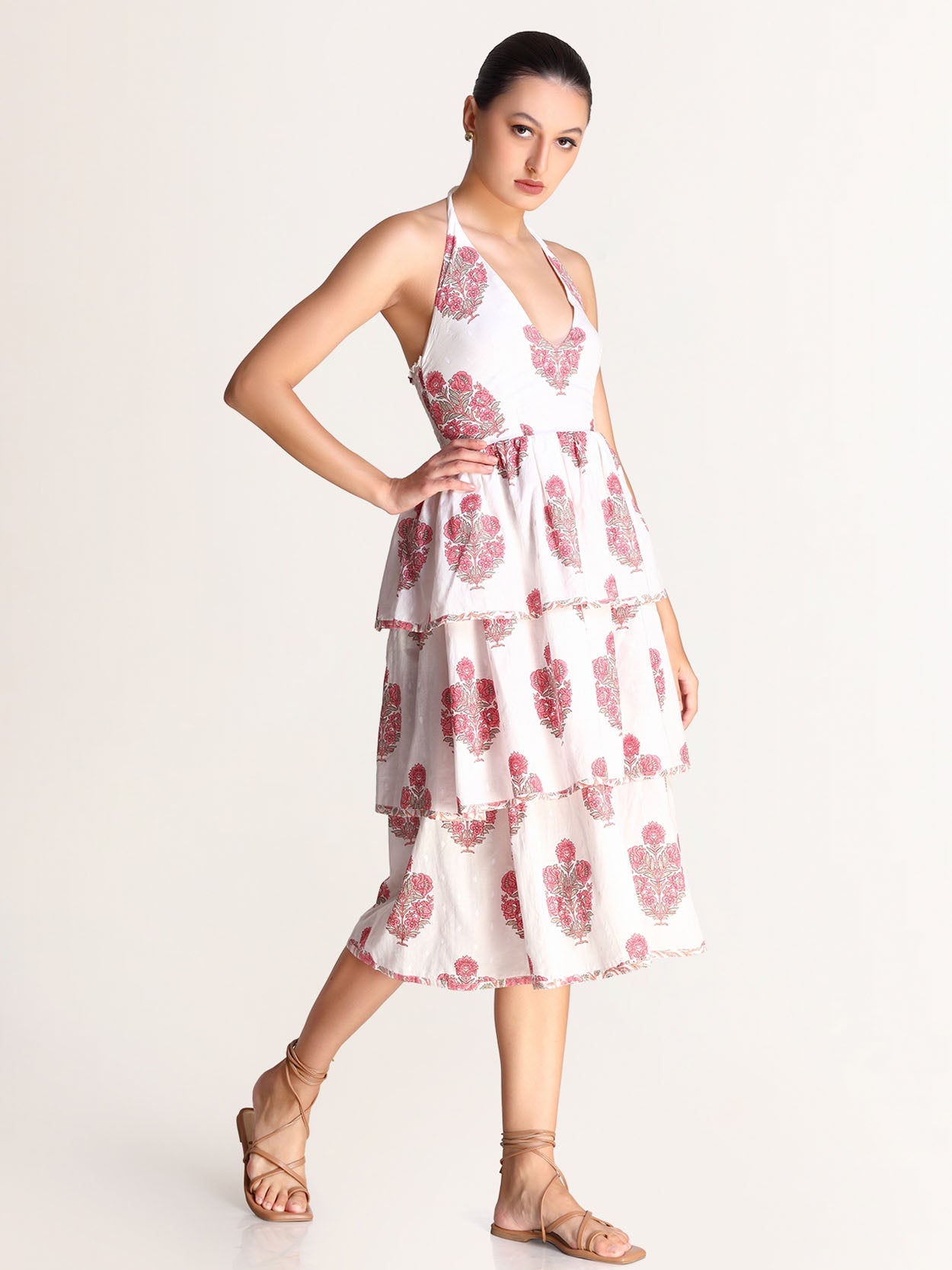 Hazel - Printed Tiered Dress