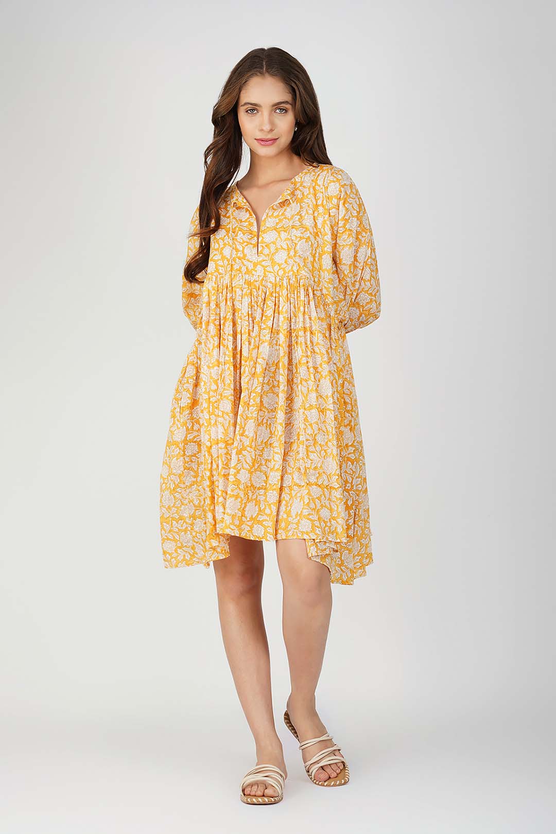 Ava Printed Mini Dress - Mango