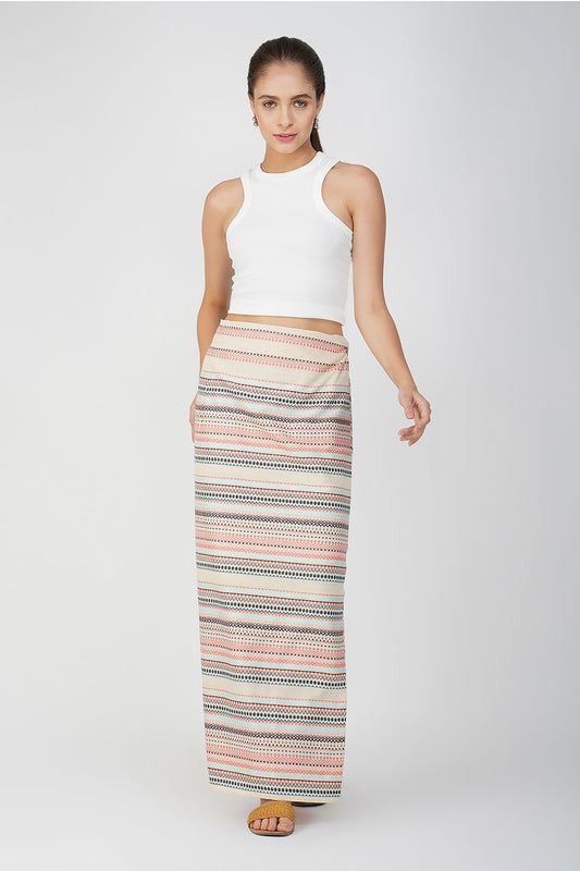 Elley Handwoven Wrap Around Skirt