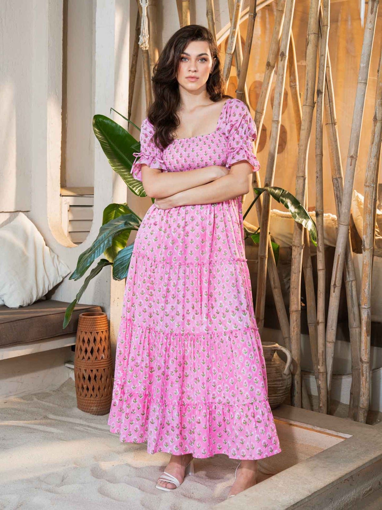 Alice - Floral Printed Maxi Dress