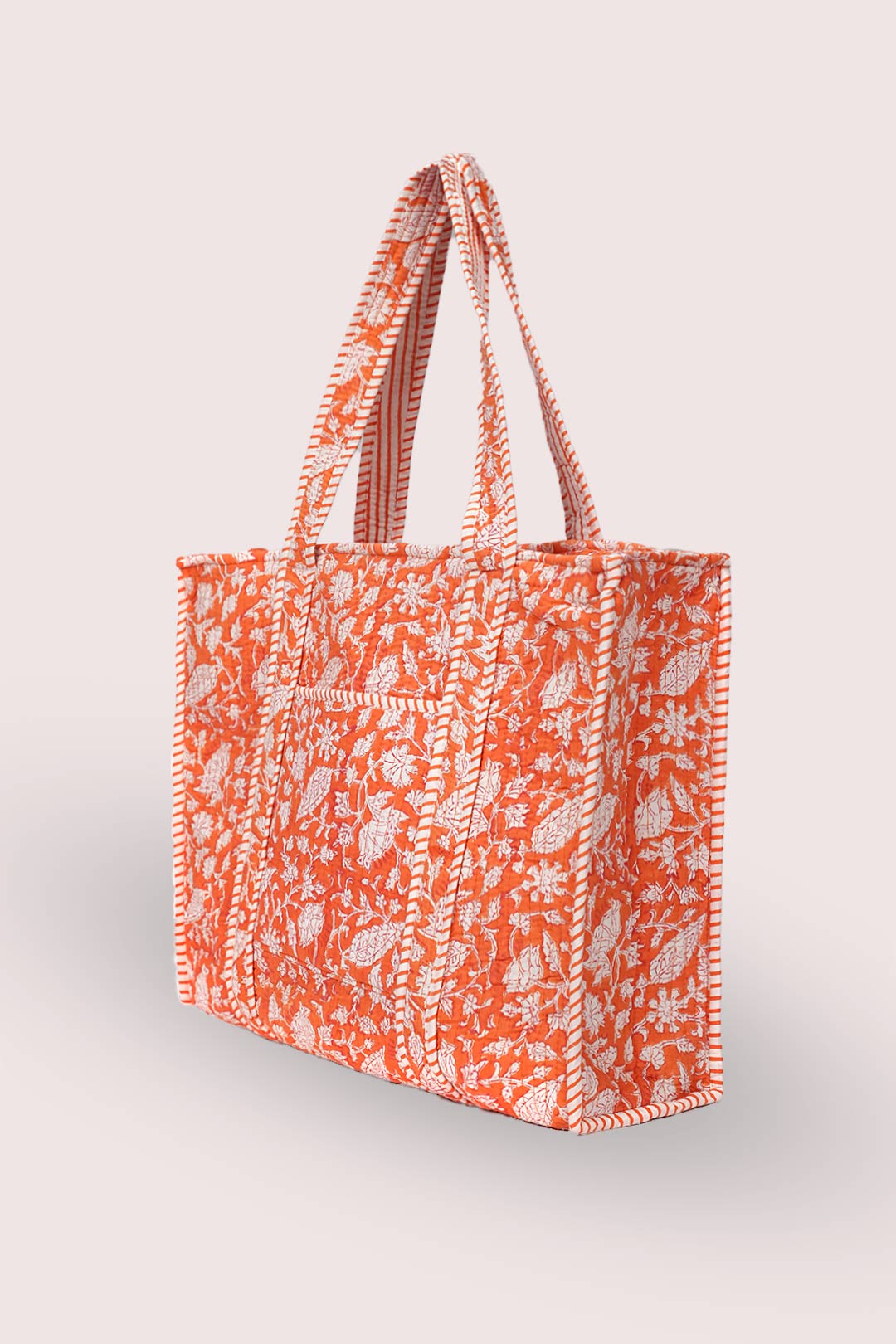 Nerola Floral Motif Tote Bag