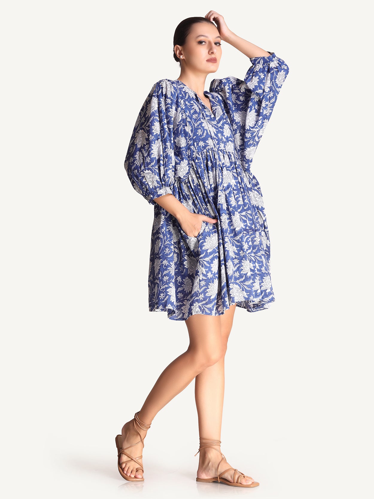 Ava -  Printed Mini Dress