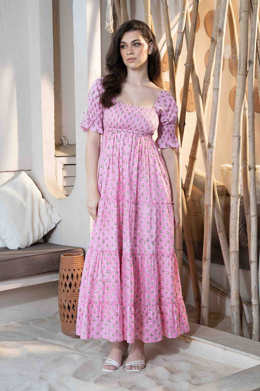 Alice - Floral Printed Maxi Dress