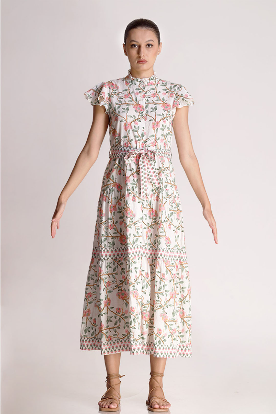 Anaya - Floral Motif Maxi Dress