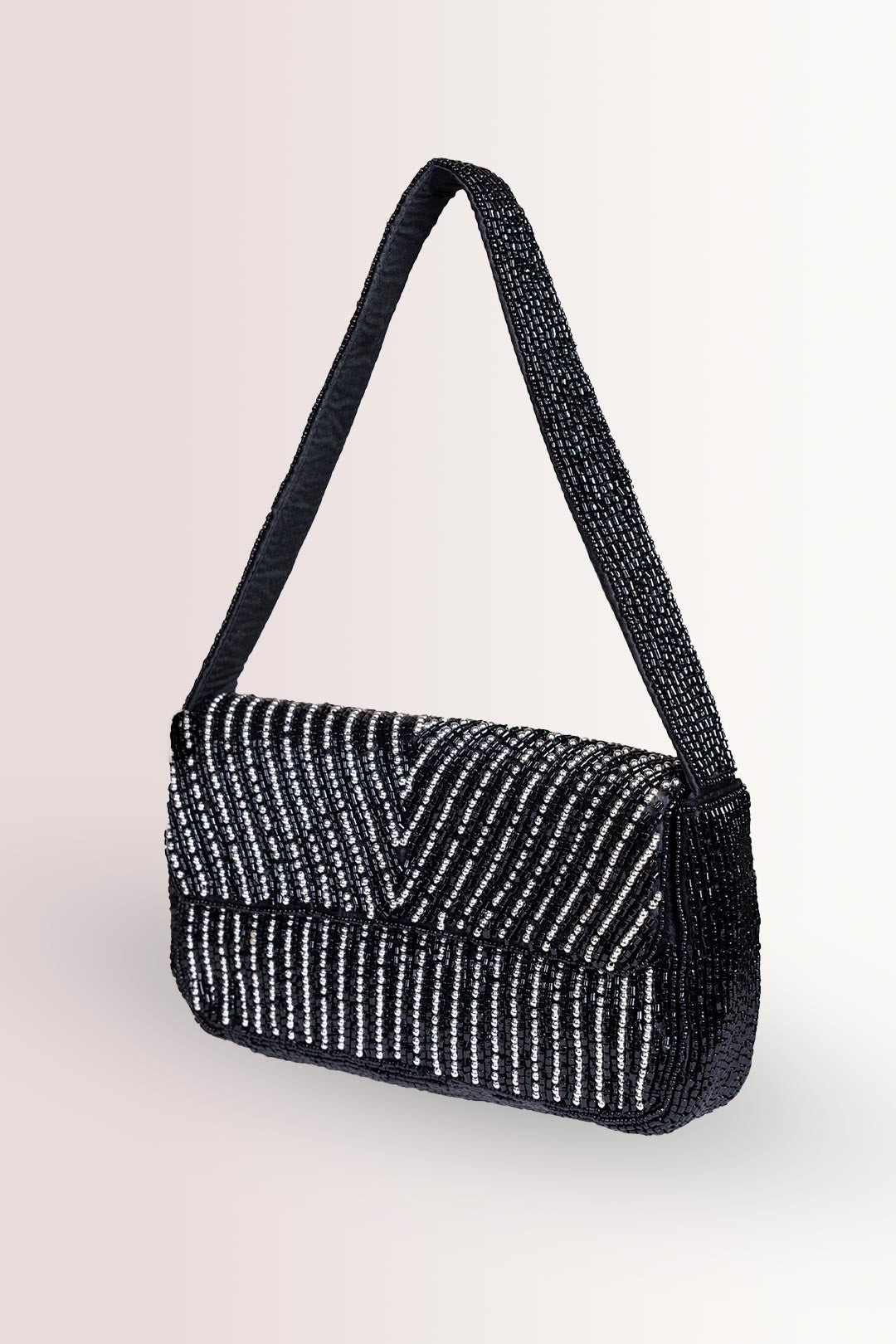 Giselle Black Embellished Handbag