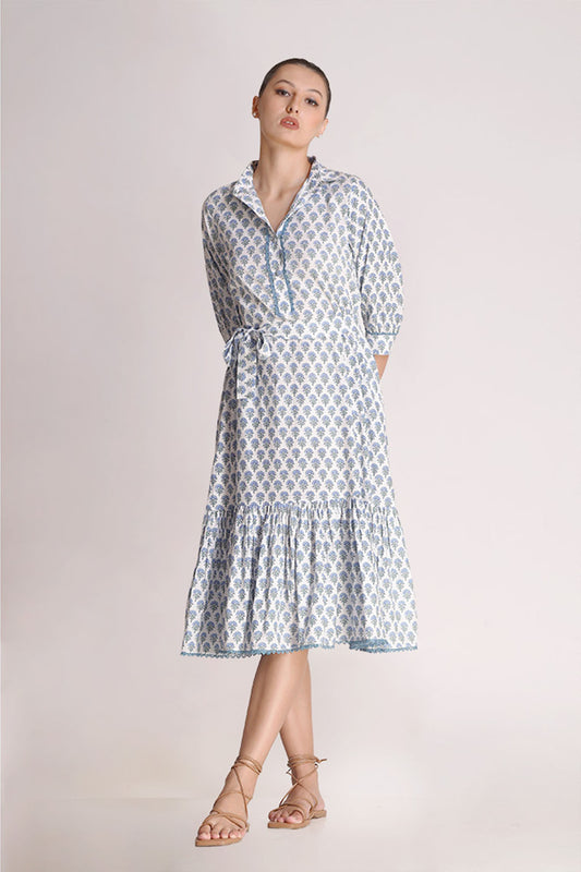 Linda - A-Line Midi Shirt Dress