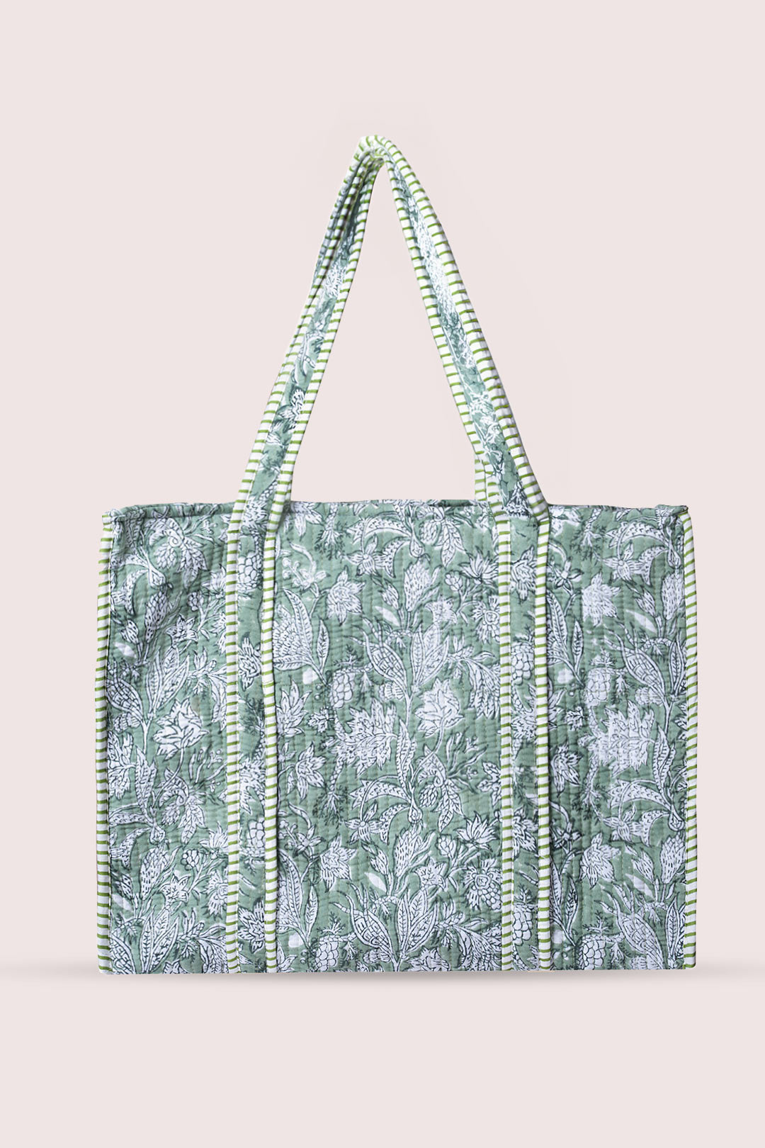 Acacia Floral Motif Tote Bag