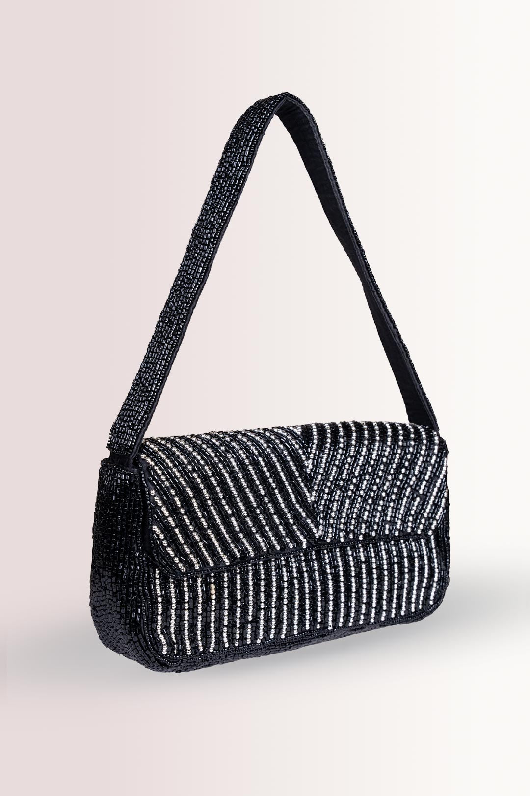 Giselle Black Embellished Handbag