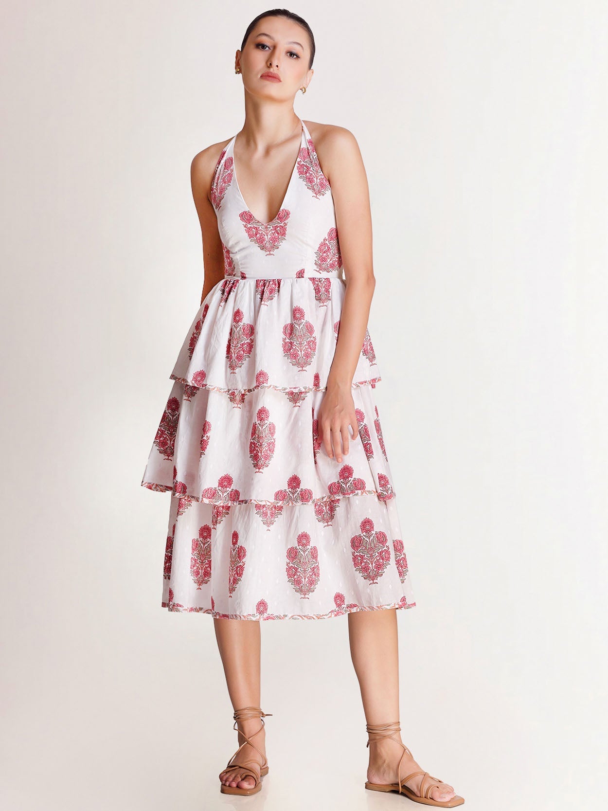 Hazel - Printed Tiered Dress