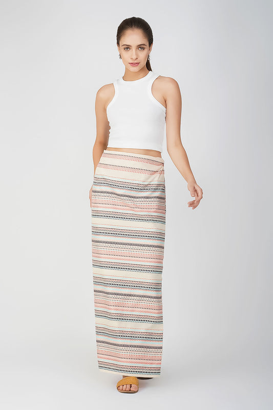 Elley Handwoven Wrap Around Skirt