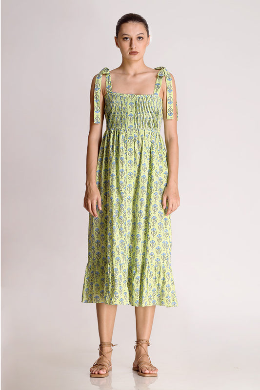 Alanna - Motif Midi Dress