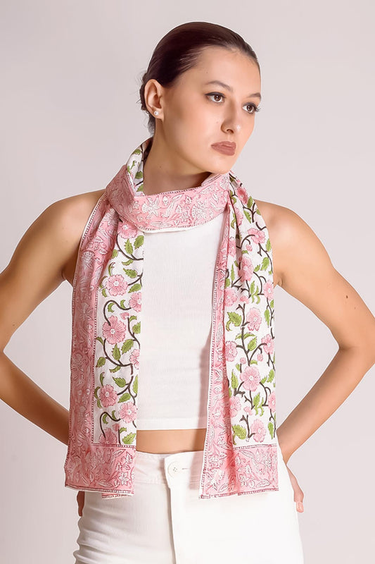 Serena Cotton Paisley Motif Scarf