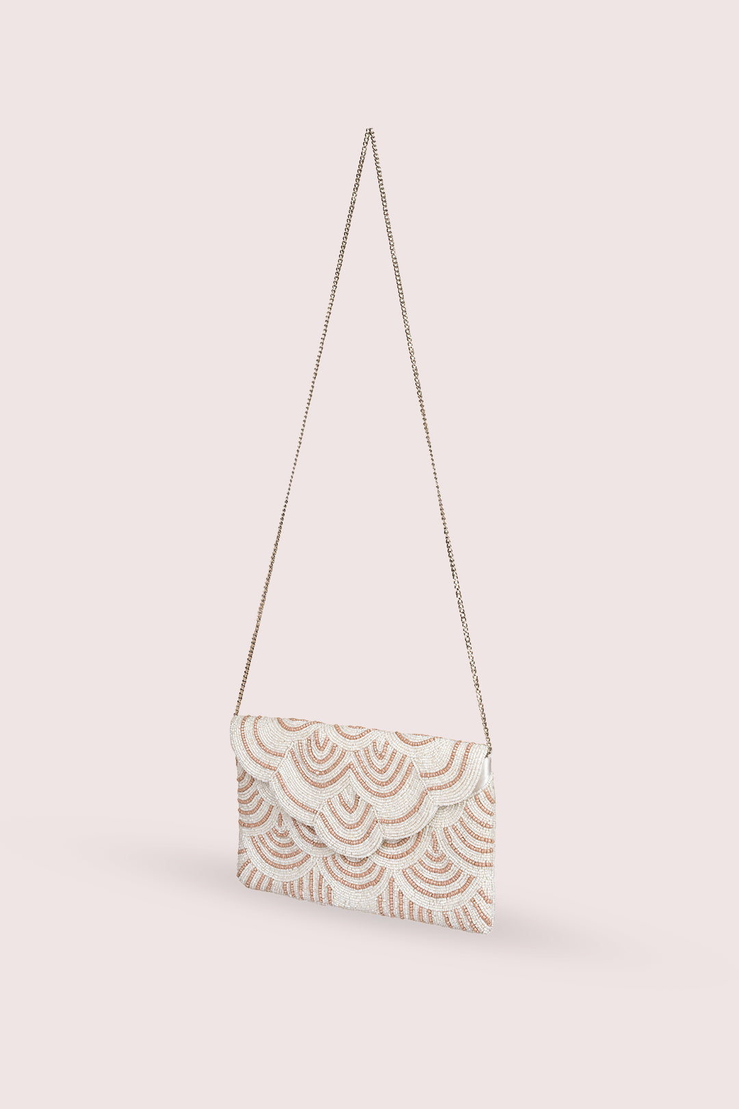 Clara White Envelope Bag