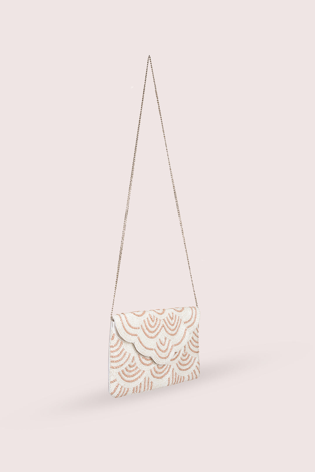 Clara White Envelope Bag