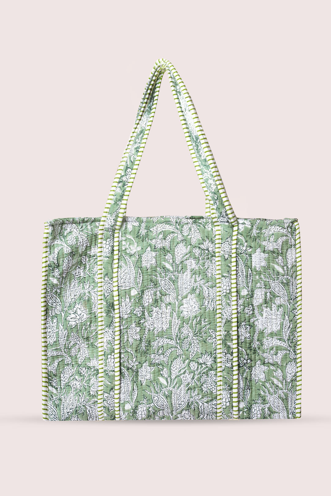 Acacia Floral Motif Tote Bag