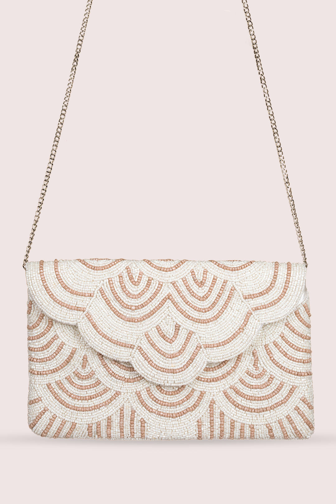 Clara White Envelope Bag